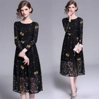 【M2M】時尚星空蕾絲印花洋裝M-2XL
