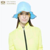 【HOII后益】HOII后益 荷葉邊花瓣帽-小 ★藍光(UPF50+抗UV防曬涼感先進光學機能布)