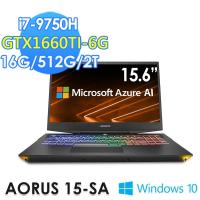 GIGABYTE 技嘉 AORUS 15-SA 15.6吋(i7-9750H/16G/512G+2T/GTX1660Ti-6G/WIN10)