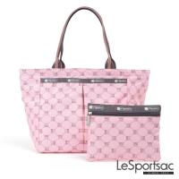 LeSportsac - Standard小手提水餃包(經典格紋/粉)