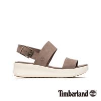 Timberland女款淺駝色休閒厚底涼鞋A1XW6929