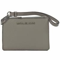 MICHAEL KORS JET SET 手提證件卡夾零錢包.珍珠灰