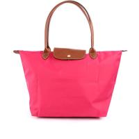 LONGCHAMP M號長把摺疊水餃包3D系列 (玫瑰粉)1899089C88