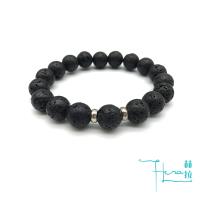 【Hera 赫拉】順心如意天然火山石手鍊(10mm)