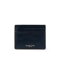MICHAEL KORS 浮雕皮革六卡名片/卡片夾(海軍藍) 36T8LCAD1E NAVY