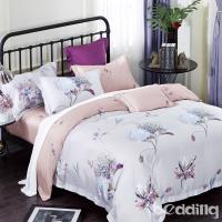 BEDDING-100%天絲萊賽爾-特大6x7薄床包5x6.2尺涼被四件組-左岸迷香