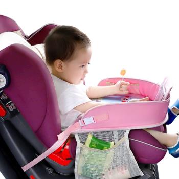 Colorland-汽車安全座椅餐盤畫畫桌推車吃兒童飯桌
