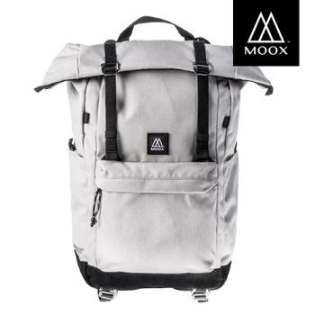【穆克斯MOOX】 A3GS CONVERT多功能防潑水探險後背包-雙層筆電包(雅痞灰)