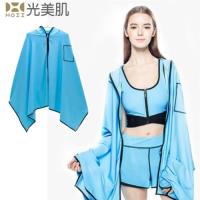 【HOII光美肌】HOII后益先進光學布-機能美膚光能防曬多功能斗篷披肩外套-UPF50抗UV涼感(藍光)