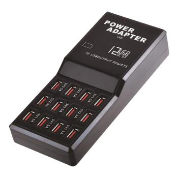 XLD-868 12孔輸出極速12A智慧USB充電器