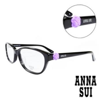 【ANNA SUI 安娜蘇】戀之玫瑰造型光學眼鏡-黑(AS625-001)