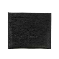 LONGCHAMP LE FOULONNE牛皮荔枝紋6卡卡片夾(黑色) 3219021047