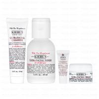 KIEHLS契爾氏 冰河保濕超值旅行組(潔面乳+機能水+精華+保濕霜) 國際航空版