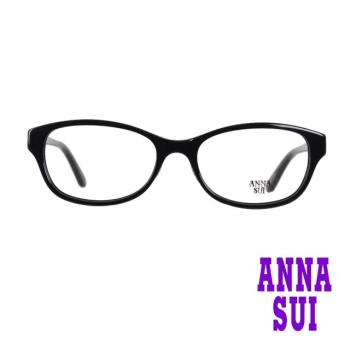 【ANNA SUI 安娜蘇】日系立體玫瑰造型光學眼鏡-典雅黑(AS598-001)
