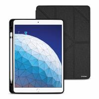JTLEGEND iPad Air 2019 Amos 10.5 吋 相機快取多角度折疊布紋皮套(含Apple pencil槽)