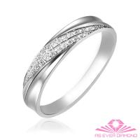 【AS EVER DIAMOND】結婚對戒 0.08克拉鑽戒 真情指數款 女戒
