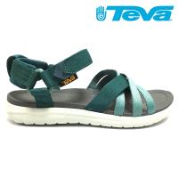 TEVA Sanborn Sandal 女經典緹花織帶涼鞋 深綠 TV1015161DPTL