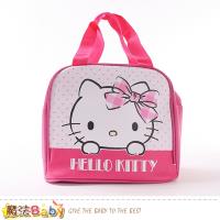 魔法Baby 便當袋 Hello kitty授權正版保溫保冷提袋~f0360