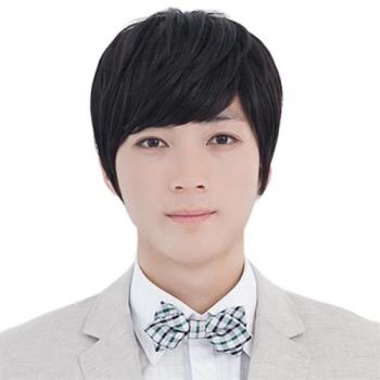 【米蘭精品】整頂假髮真髮絲-短髮蓬鬆手織頂心男假髮73vb25