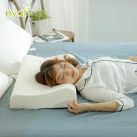 eyah 宜雅 100%釋壓透氣蜂巢式天然乳膠枕-人體工學型(1入組)