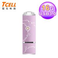 【TCELL 冠元】USB3.0 16GB 絢麗粉彩隨身碟-薰衣草紫