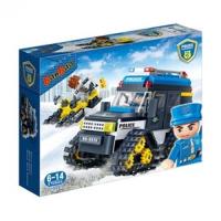 【BanBao 積木】新警察系列-雪地警用車 7007