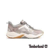 Timberland 女款銀色絨面革厚底運動鞋(A1Y7J040)