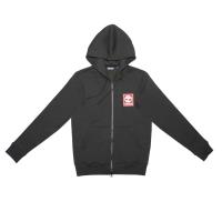 Timberland男款泥炭灰連帽拉鍊外套A1O9JP01