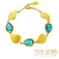 【今生金飾】詠葉手鍊(時尚黃金手鍊)