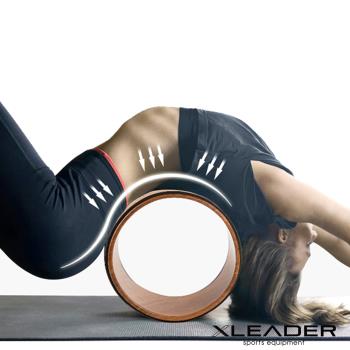 Leader X 專業塑身 後彎伸展輔助軟木瑜珈圈 瑜珈輪