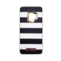 SAMSUNG Galaxy S9 Kate Spade 原廠黑白條紋硬殼背蓋 (台灣公司貨)