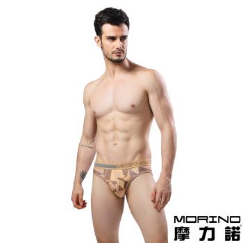 MORINOxLUCAS 設計師聯名-幾何迷彩時尚三角褲 (棕色)