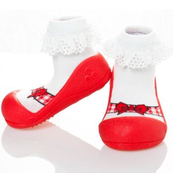韓國Attipas快樂學步鞋-芭蕾紅