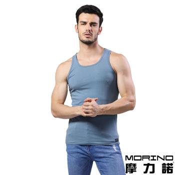男內衣 設計師聯名-經典素色運動背心 藍色 MORINOxLUCAS