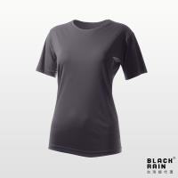 【Black Rain】女圓領短袖休閒衫 BR-112011 (11161 石墨灰)