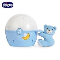 chicco-Next 2 Me專用星星投射晚安熊-粉藍
