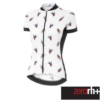 ZeroRH+ 義大利 ART 美式復古刺青圖騰系列女仕專業自行車衣(白色) ECD0666_61P