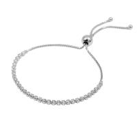 Pandora 潘朵拉 閃亮鑲鋯可調整純銀手鍊手環 590524CZ(附盒)