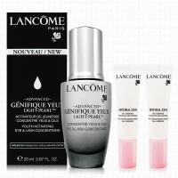 LANCOME蘭蔻 超進化肌因大眼精粹20ml+超水妍舒緩保濕精華10mlx2