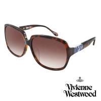 Vivienne Westwood 英國薇薇安魏斯伍德復古撞色星球太陽眼鏡(琥珀) AN757E02