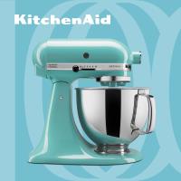 【KitchenAid】桌上型攪拌機(抬頭型)5Q(4.8L)蘇打藍 3KSM150PSTIC