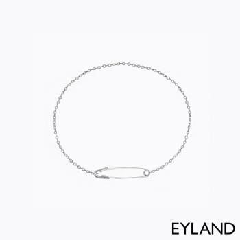 英國 Eyland 精品 Tama Safety Pin 個性別針白金手鍊