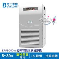 送清潔組+7-11咖啡卡★Bosswell博士韋爾 8-30坪 瞬閃雙電離 淨化除菌空氣清淨機 ZA01-500