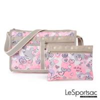 LeSportsac - Standard雙口袋斜背包-附化妝包(夏日之戀)