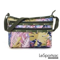 LeSportsac - Standard橫式三層拉鍊斜背包(棕櫚海灘)