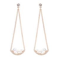 SWAROVSKI 施華洛世奇 MAJOR璀璨水晶珍珠玫瑰金耳環 5429964