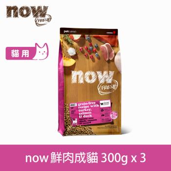 Now! 鮮肉無穀天然糧 成貓配方 900克(100克9包替代出貨)