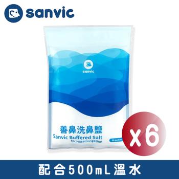 善鼻 洗鼻鹽6袋(共360小包，每小包4.5g，每小包適用500ml溫水) 洗鼻器專用
