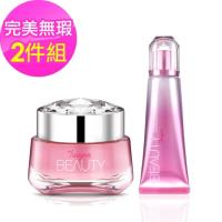 【台鹽生技】完美無瑕天后必買2件組(SPF50粉底40ml+新升級全效精華30ml)