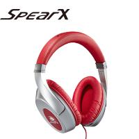 SpearX D1音樂耳機-亮紅銀
